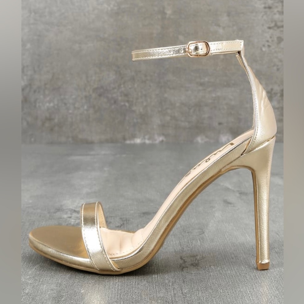 Lulus Gold Heels
